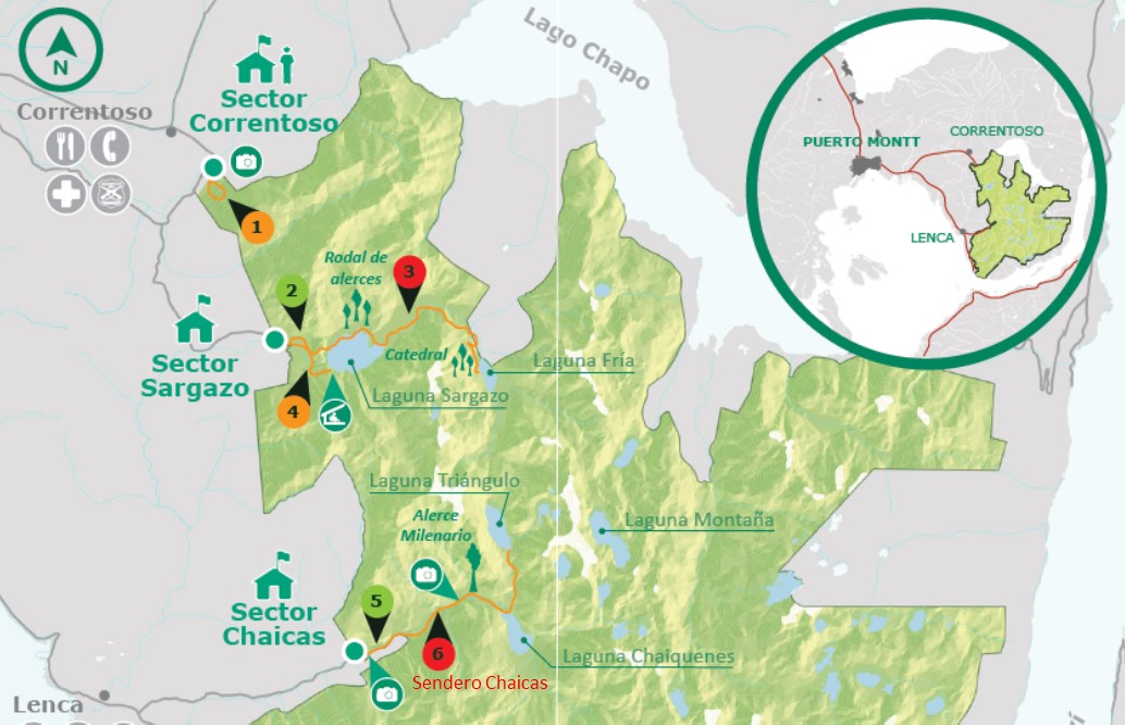 mapa alerce